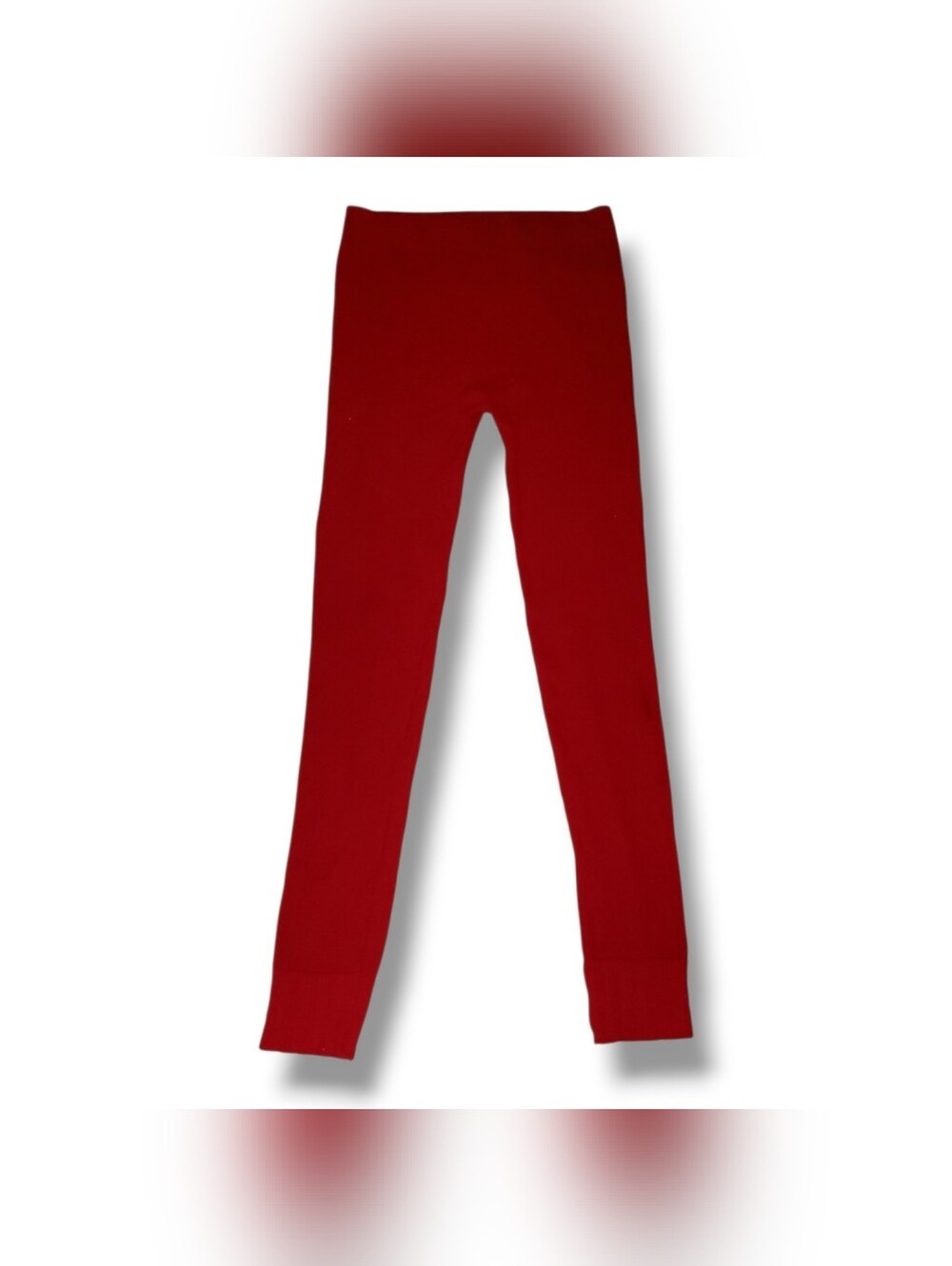 Zara Red Women's Leggings - Stretch Pull-On Bottoms
